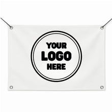 Load image into Gallery viewer, Custom Logo Banner – Printed Business Sign for Market Booth or Events
