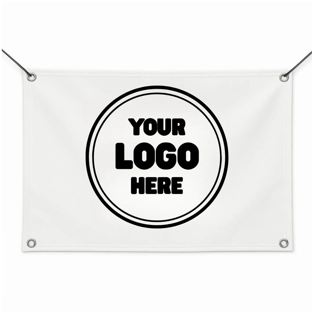 Custom Logo Banner – Printed Business Sign for Market Booth or Events