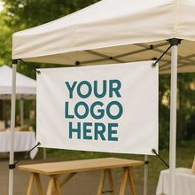 Load image into Gallery viewer, Custom Logo Banner – Printed Business Sign for Market Booth or Events
