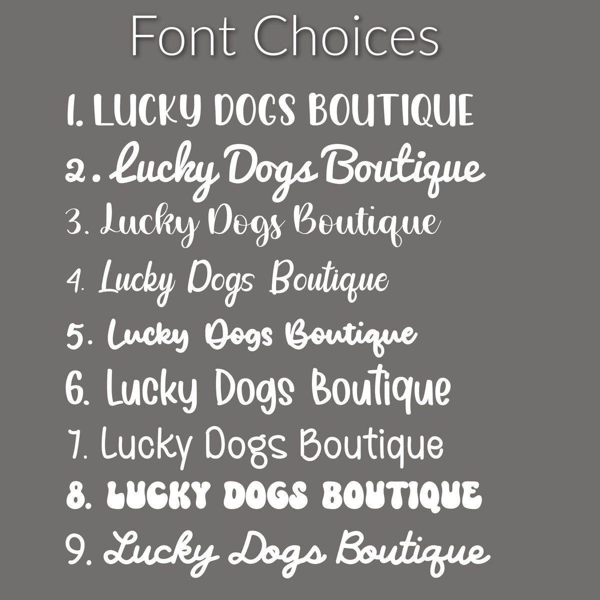 Personalized Dog Bandana Custom Text Color Options