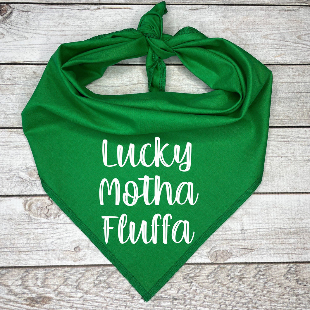 Lucky Motha Fluffa Dog Bandana