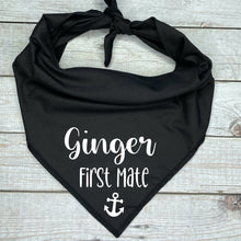 Load image into Gallery viewer, Sail Boat Dog, Boat Captain Gift, First Mate Dog Bandana
