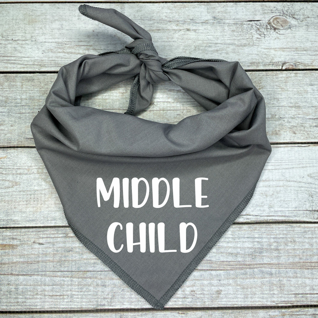 Middle Child Dog Bandana