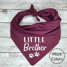 Load image into Gallery viewer, Little Brother Dog Bandana, Pregnancy Announcement
