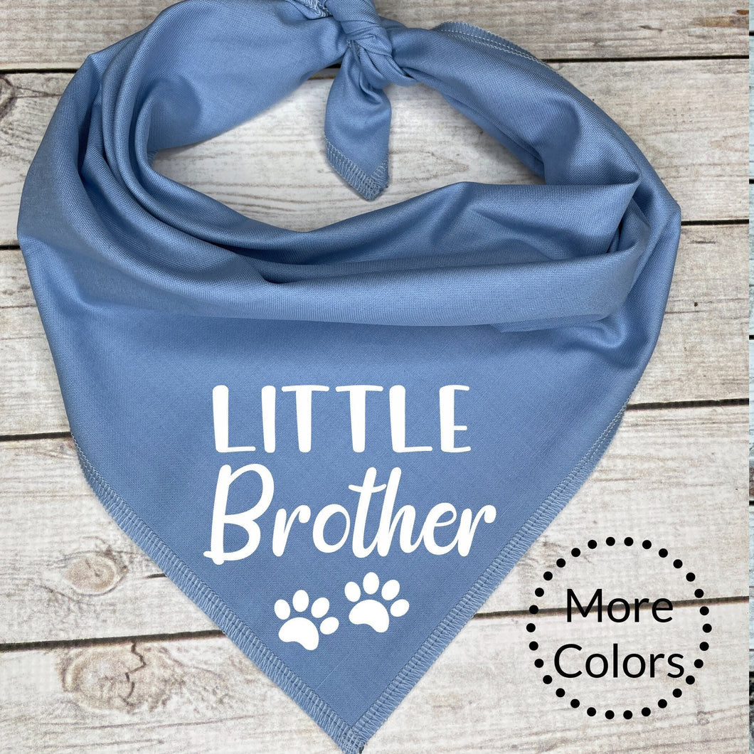 Little Brother Dog Bandana, Pregnancy Announcement