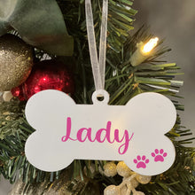Load image into Gallery viewer, Christmas Bone Ornament *** Dog Bone Ornament
