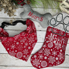 Load image into Gallery viewer, Dog Stocking, Personalized Christmas Stocking for Dogs
