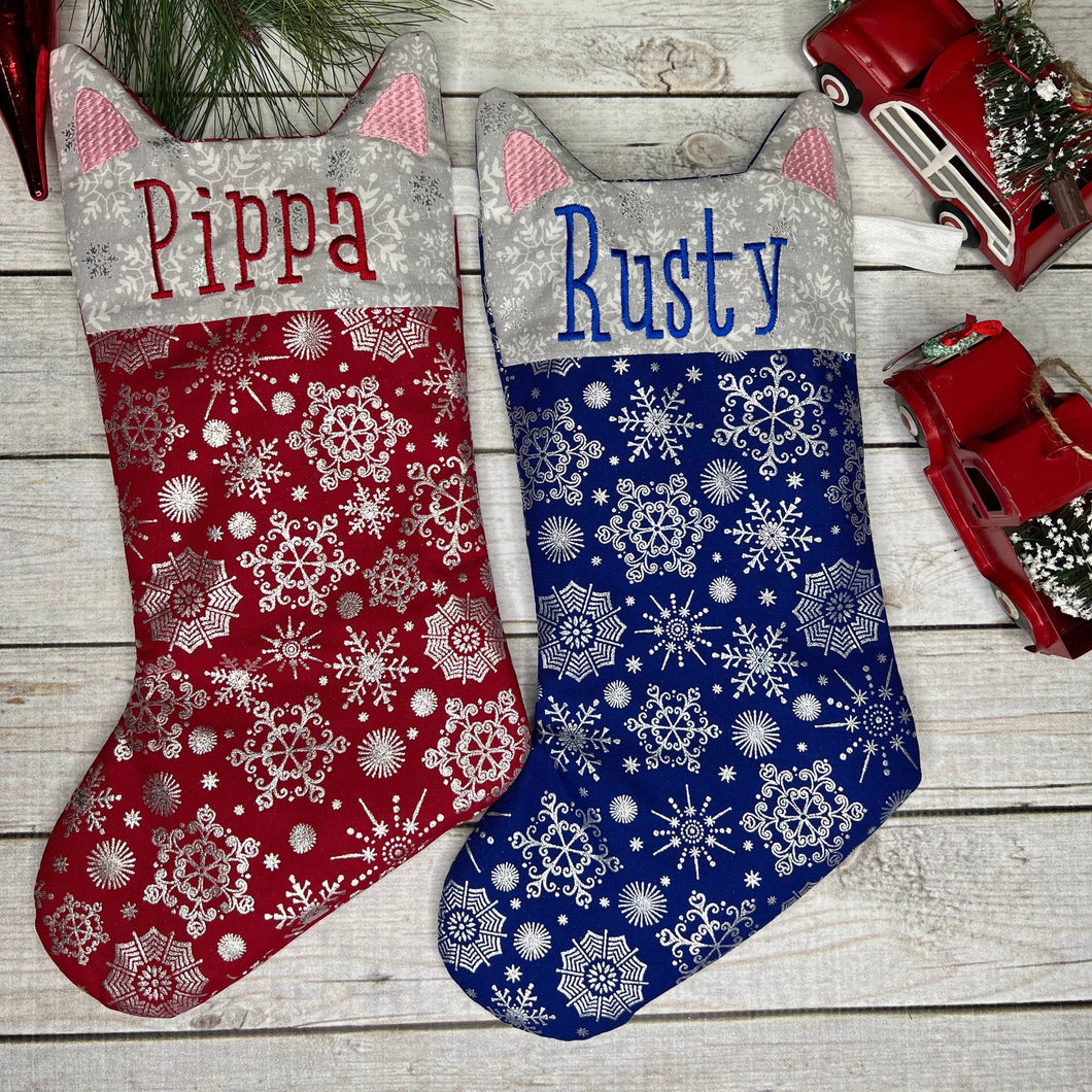 Personalized Cat Stocking