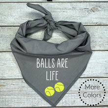 Load image into Gallery viewer, Balls are Life Dog Bandana

