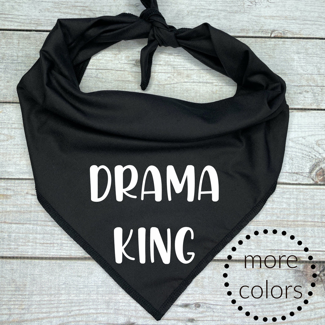 Drama King Dog Bandana
