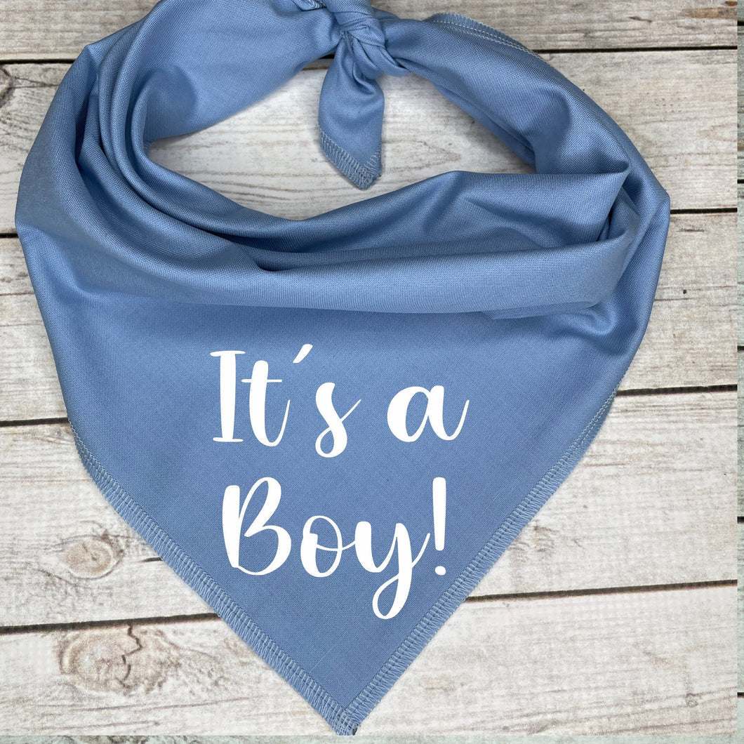 It's a Boy Dog Bandana, Pregnancy Announcement, Gender Reveal
