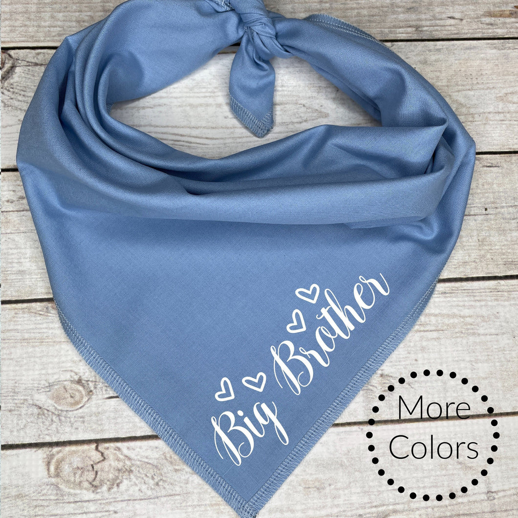 Big Brother Dog Bandana, Pregnancy Announcement