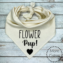 Load image into Gallery viewer, Flower Pup! Dog Bandana,  Wedding Present
