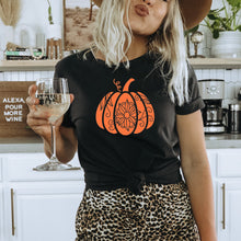 Load image into Gallery viewer, Pumpkin Bella Canvas Tee Shirt, Fall Shirt
