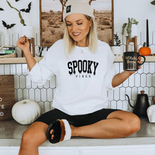 Load image into Gallery viewer, Spooky Vibes Sweatshirt, Spooky Season, Fall Sweater
