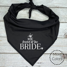Load image into Gallery viewer, Best Friend of the Bride Dog Bandana
