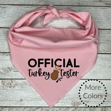 Load image into Gallery viewer, Official Turkey Tester Dog Bandana
