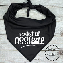Load image into Gallery viewer, Cutest A Hole Dog Bandana
