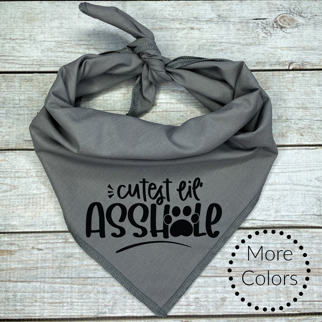 Cutest A Hole Dog Bandana