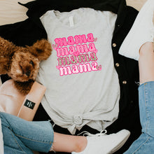 Load image into Gallery viewer, Mama Valentine Bella Canvas Tee Shirt,  Dog Mom Gift, Dog Lover Shirt
