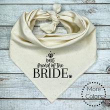 Load image into Gallery viewer, Best Friend of the Bride Dog Bandana
