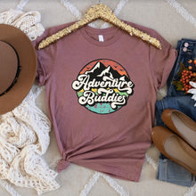 Load image into Gallery viewer, Adventure Buddies Bella Canvas Tee Shirt, Dog Mom Gift, Dog Lover Shirt
