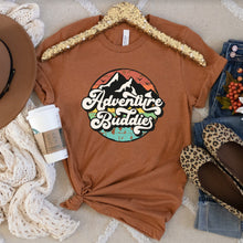 Load image into Gallery viewer, Adventure Buddies Bella Canvas Tee Shirt, Dog Mom Gift, Dog Lover Shirt
