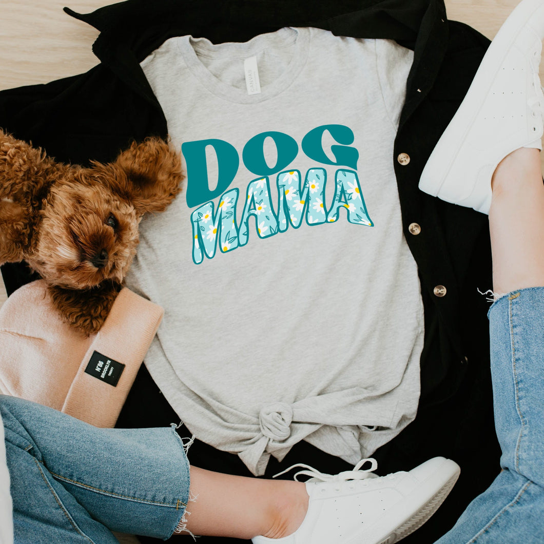 Dogs Mama Bella Canvas Tee Shirt, Dog Mom Gift, Dog Lover Shirt