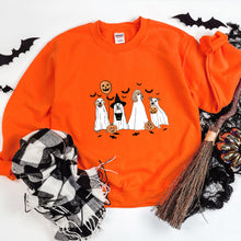Load image into Gallery viewer, Ghost Dogs Sweatshirt, Spooky Season, Fall Sweater
