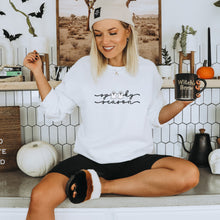 Load image into Gallery viewer, Spooky Season Embroidered Sweatshirt, Spooky Season, Fall Sweater
