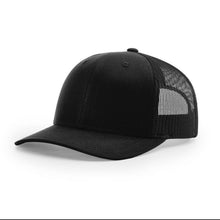 Load image into Gallery viewer, Custom Leather Patch Trucker Hat, Laser Engraved Personalized Logo or Text, Richardson Hats
