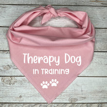 Load image into Gallery viewer, Therapy Dog in Training Dog Bandana
