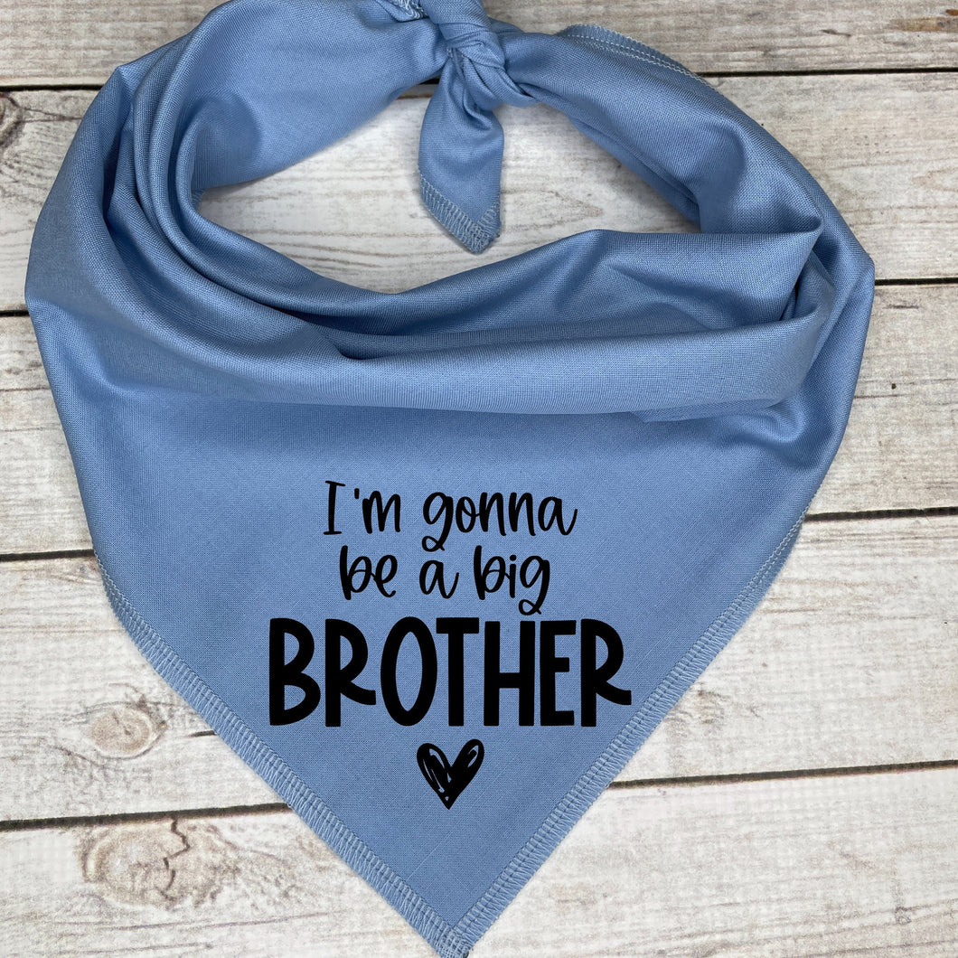 I'm Gonna Be a Big Brother Dog Bandana, Pregnancy Announcement