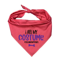 Load image into Gallery viewer, I Ate My Costume Dog Bandana, Halloween
