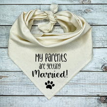 Load image into Gallery viewer, My Parents are getting Married! Dog Bandana
